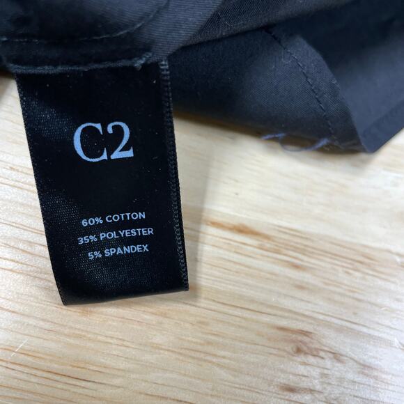 Pari Passu NWOT Poplin Shirtdress Black Side Pockets Size C2 (US 14) NO BELT - Picture 7 of 12